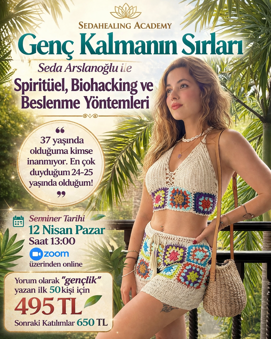 Genç Kalmanın Sırları - 12 Nisan Pazar - Online Seminer