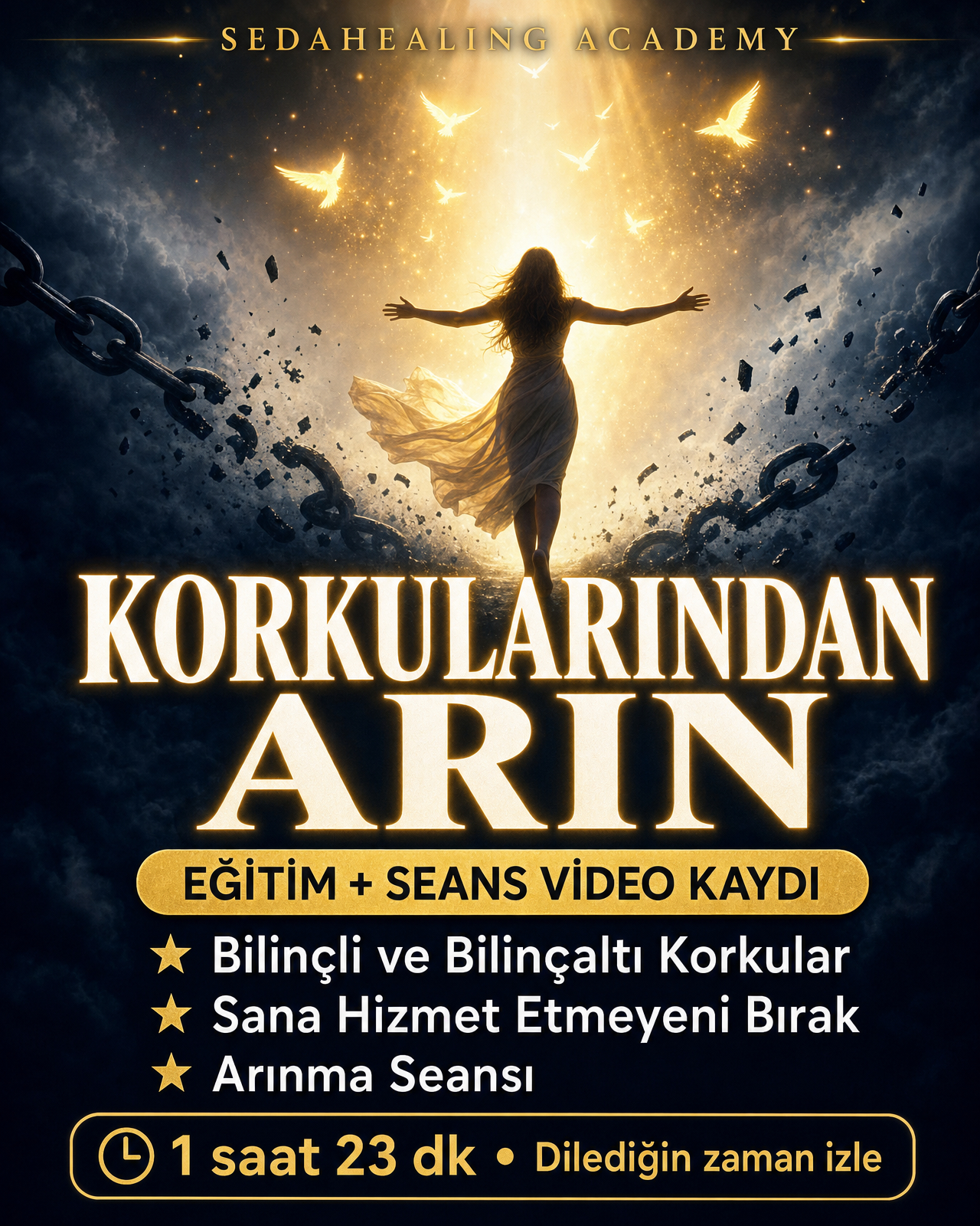 Korkularından Arın – Eğitim + Seans Video Kaydı